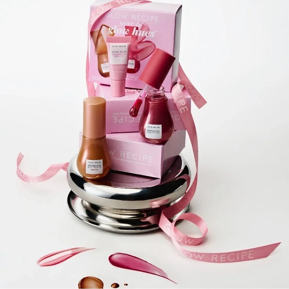 Glow Recipe BUNDLE Plum Plump Deep Hydration Kit & Best of Glow Hues New in Box
